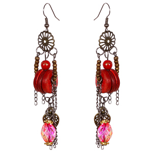 Ohrringe, Ohrhänger, Vintage Look, Ohrschmuck, Modeschmuck, 6307